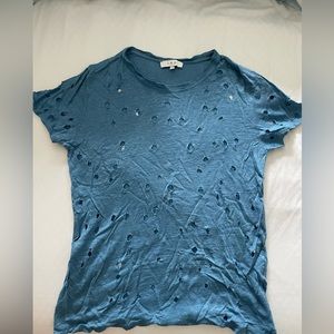 Blue Iro distressed tee